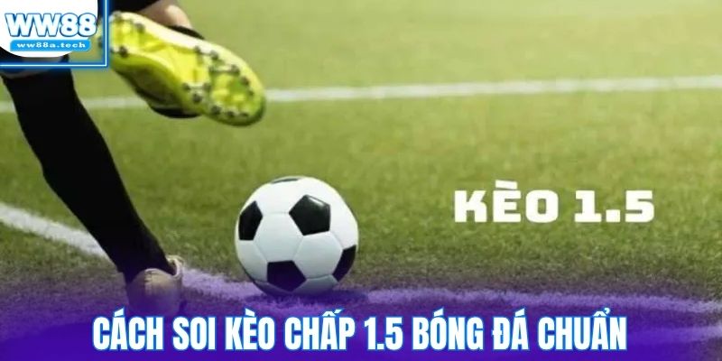 Cách soi kèo chấp 1.5 bóng đá chuẩn
