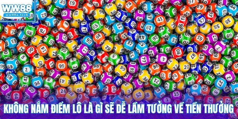 Không nắm điểm lô là gì sẽ dễ lầm tưởng về tiền thưởng