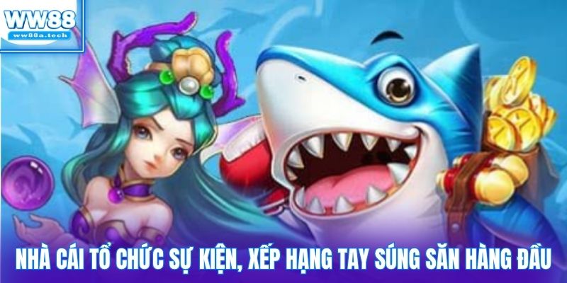 Nhà cái tổ chức sự kiện, xếp hạng tay súng săn hàng đầu