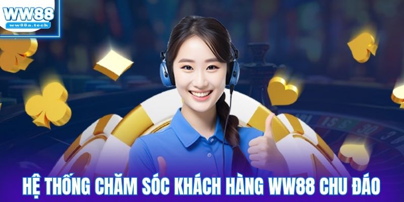 Hệ thống chăm sóc khách hàng WW88 chu đáo, tận tình